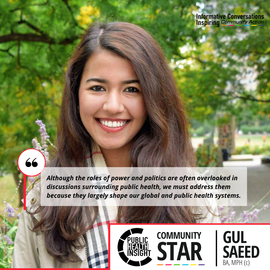 Public Health Insight Community Star: Gul Saeed