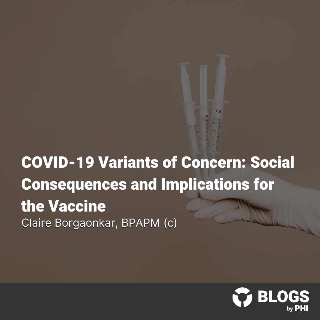 COVID-19 Variants of Concern: Social Consequences and Implications for the Vaccine