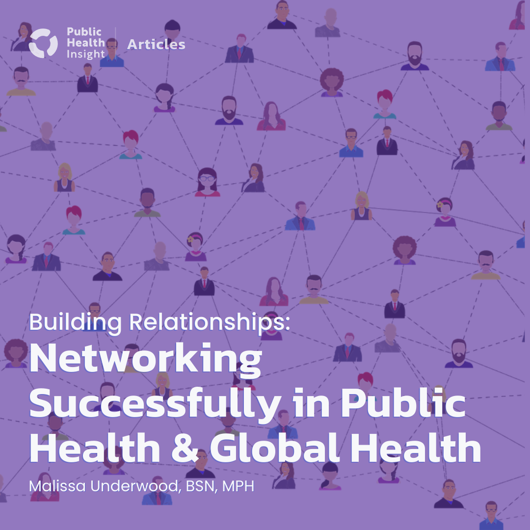 Networking Successfully in Public Health & Global Health