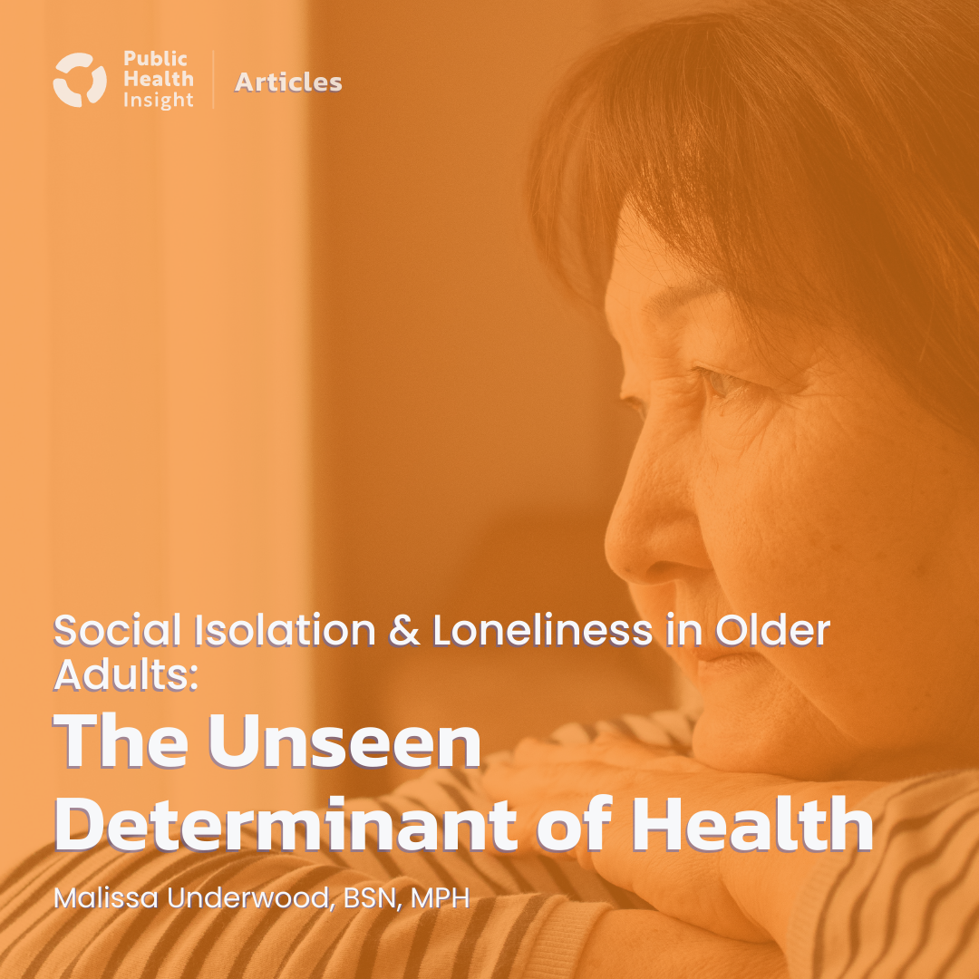For older adults, isolation can lead to overwhelming loneliness