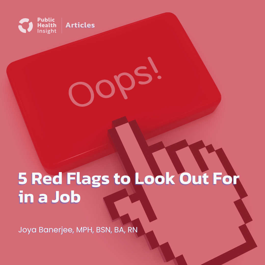 5 Red Flags to Look Out For in a Job